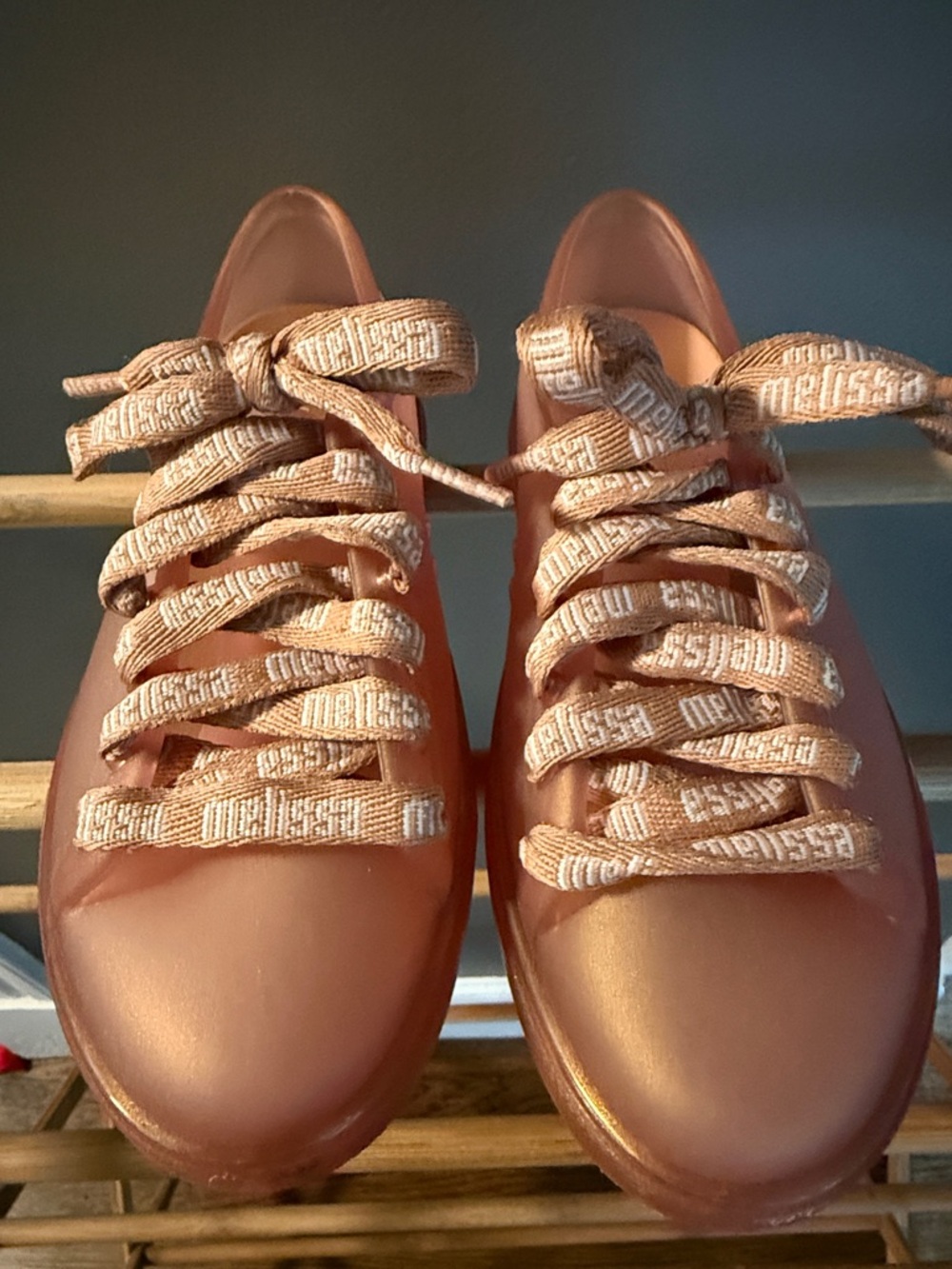 Mini Melissa Blush Pink Jelly Sneaker